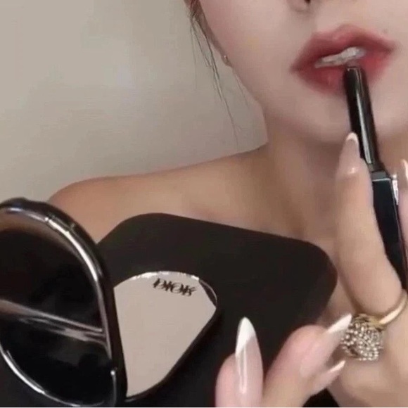 DIOR BEAUTY CD Logo Dual Mirror Phone Ring Metal Holder Stand - Silver/Black - Picture 5 of 8